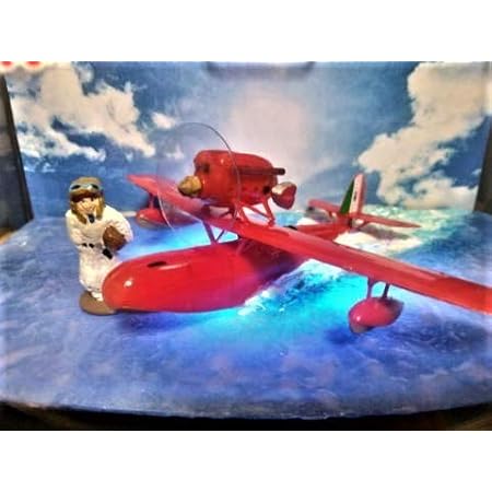 Amazon 紅の豚 サボイアs21前期型 海上 Ledライトアップ ジオラマ完成品 おまけ 復元パイロットスーツフィオ付属 戦闘艇 戦闘機 プラモデル 通販