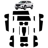 WR-V WRV (DG5型)用 インテリアラバーマット ドアポケットマット フロア アクセサリー パーツ ホンダ用 ＷＲ－Ｖ 内装 傷&異音防止 保護 (ブラック/黒)