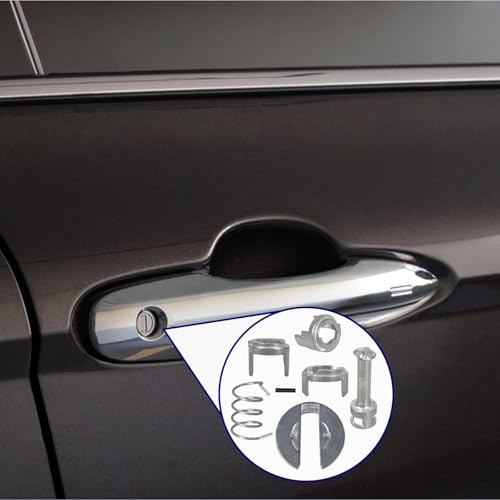 Image of ZNB 51218244050 Front Door Lock Barrel Repair Kit Compatible with BMW 3 Series E46 323i 325i 330i 330Ci 328Ci 1998-2005