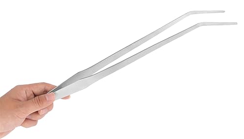 FEITA Extra Long 15 Inch Tweezer Stainless Steel Curved Tip