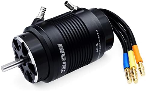 4074 1350KV Brushless RC Boat Motor Surpass Hobby Brushless Motor 4Pole Design Replacement Boat Parts (1350kv) Sensor Set Suitable for 1/10 Car