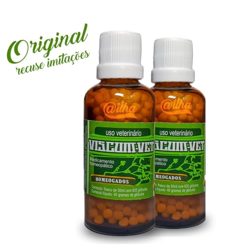 Viscum-vet para tratar câncer em cães e gatos - 2 frascos
