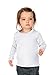 Kavio! Unisex Infants Baby Doll Long Sleeve Top White 18M