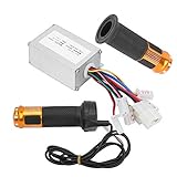 kit triciclo adulto Use un chip único excelente: este kit de controlador cepillado adopta un chip único excelente como chip de control principal, controla y protege el motor y la batería de la bicicleta eléctrica, mejora la confiabilidad y la vida útil.