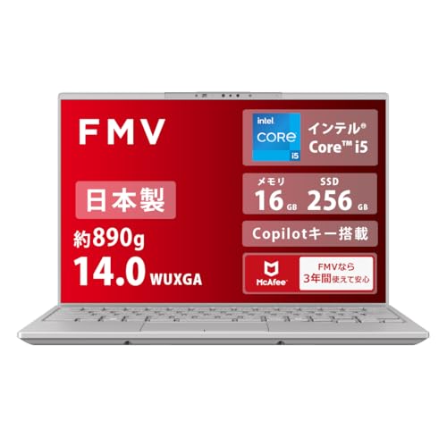 FMV �x�m�� �m�[�g�p�\�R�� ���{�� Note U WU3-K3 (Copilot�L�[����/��F�ؑΉ�/Win 11/14.0�^ �^�b�`�Ή�/Core i5/16GB/SSD 256GB/Office�Ȃ�) AZ_WU3K3_Z1019