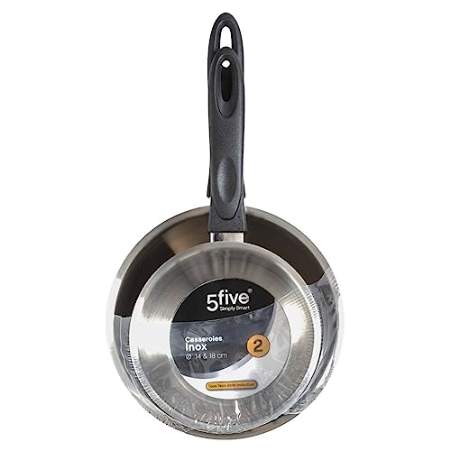 Marmites à sauce Ø 14 e 18 cm 5five en acier inoxydable - 3