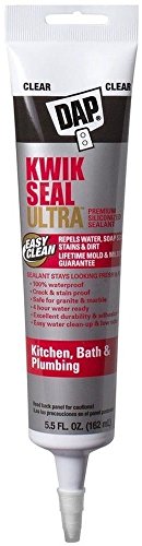 DAP Inc 18915 24 Pack 5.5 oz. Kwik Seal Ultra Premium Siliconized Sealant, Clear