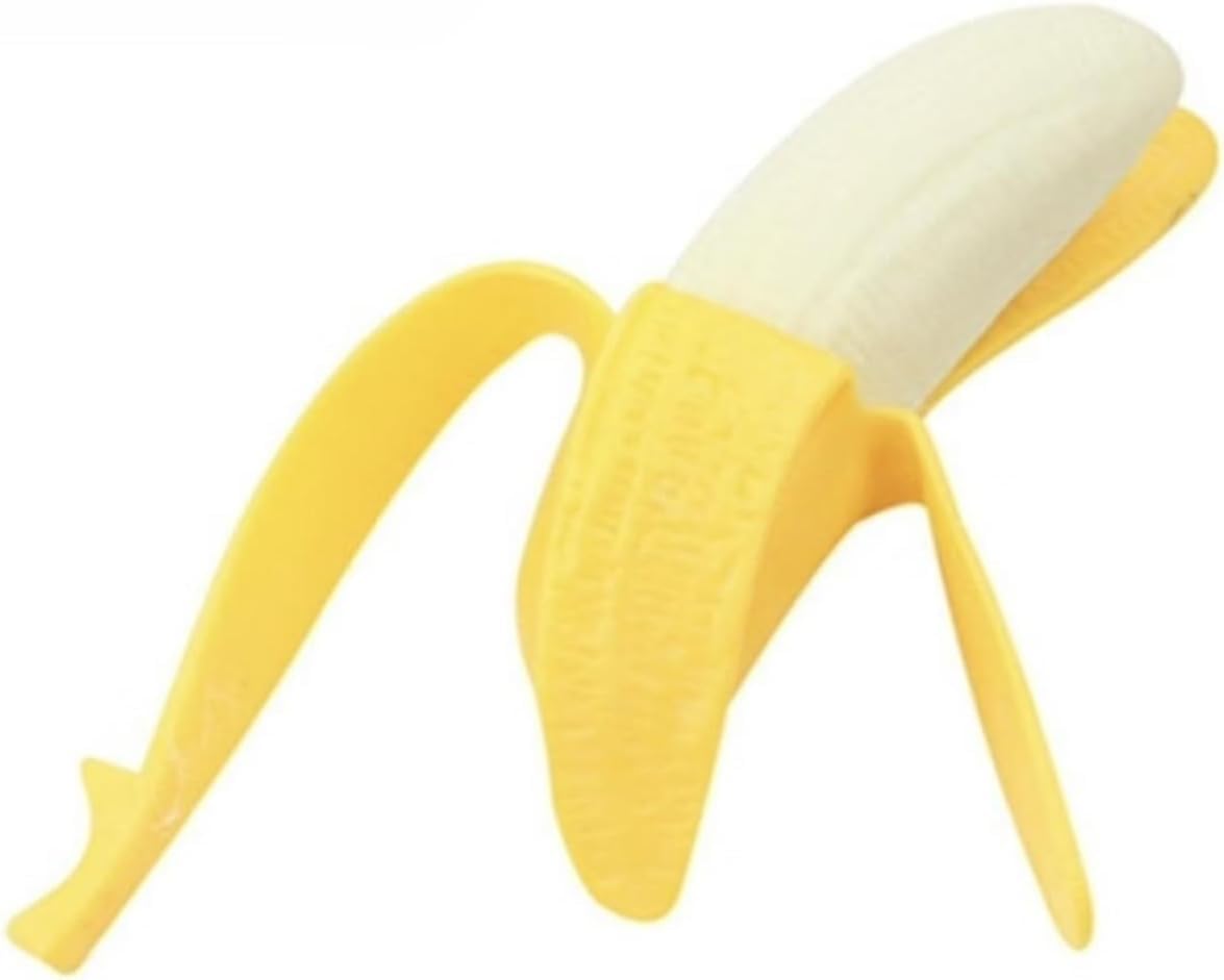 1PC Fake Banana Squeeze Stress Squishy Prop Tool For Party Favors