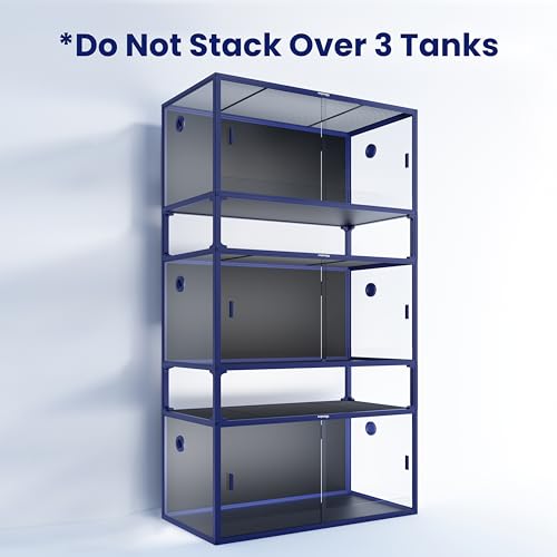 Image of Phailozoo Reptile Tank Stackers V2, 10 inch Reptile Terrarium Accessories Spacers, ONLY for Phailozoo Collection 50 /85 /120 Gallon Reptile Tanks 4Pcs