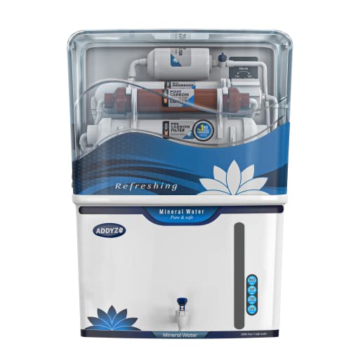 Image of Addyz Copper+Mineral RO+UV+UF 12L Water Purifier for Home & Kitchen Fully Automatic with UF+TDS controller with Copper charge Technology