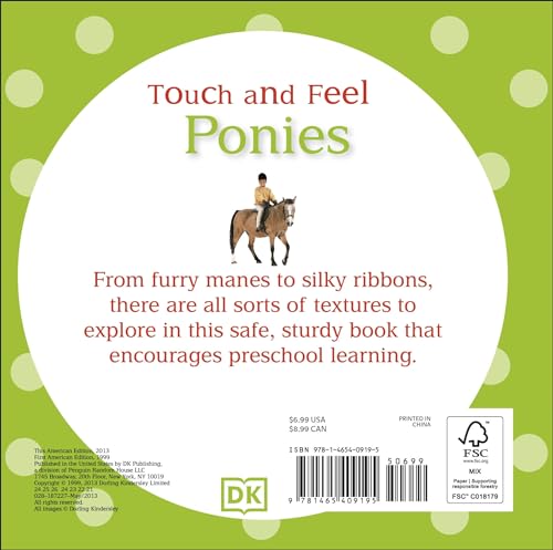 Dk 9781465409195 Touch And Feel: Ponies thumb #1