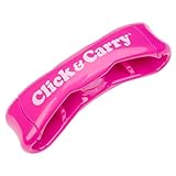 Click & Carry - Portador de Bolsas de la Compra, con almohadillado de Gel, Sistema Manos Libres, Organizador para Bolsas de plástico, también para Botes de Pintura