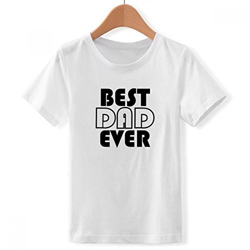 T-shirt équipe de Jour de père Le Meilleur Papa citation blanc XL