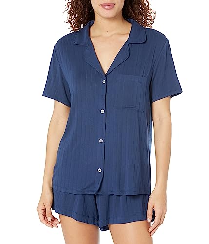 Image of Eberjey Gisele Rib Relaxed Short PJ Set