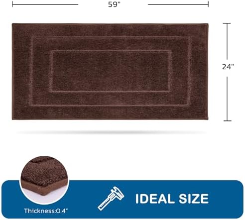 PURRUGS Machine Washable Kitchen Runner Rug 24