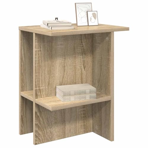 Table d'appoint avec étagères de rangement pour optimiser le salon - 4