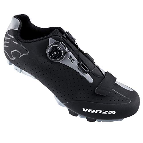 Venzo Cycling Bicycle Cycle Mountain Bike Shoes Men - Compatible for Shimano SPD