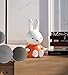 Miffy Portable Bluetooth Speakers, Cute Portable Wireless Speakers with Loud Stereo Sound, Built-in Mic, TF-Card Slot, Dual Pairing,40H Playtime for Room, Desk Decor, for her (Lite-Blue)
