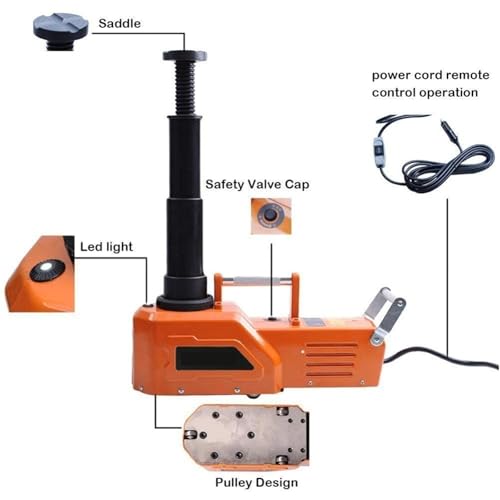 Cric de levage de pneu de voiture 12V 10t hydraulique et gonflable - 3