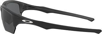 Oakley Unisex Sunglasses Matte Black Frame, Grey Lenses, 64MM