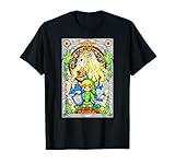 Nintendo Zelda Link & The Princess Stained Glass T-Shirt T-Shirt