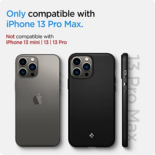 Spigen Mag Armor MagFit Case Compatible with iPhone 13 Pro Max - Matte Black
