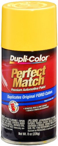 Image of Dupli-Color (BFM0363-6 PK) Chrome Yellow Ford Exact-Match Automotive Paint - 8 oz. Aerosol, (Case of 6)