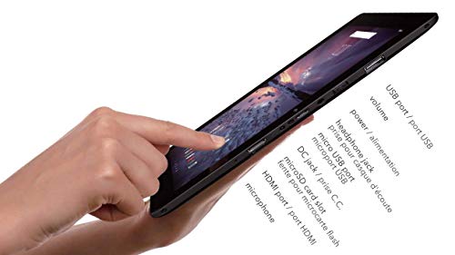 Pro12 With Wifi 12.2" 2-In-1 Touchscreen Tablet Pc Featuring Android 6.0 (Marshmallow) Operating System, Black #TOP7