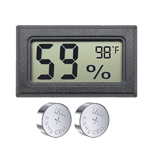 6 Pack Mini Digital Electronic Temperature Humidity Meters Gauge Indoor Thermometer Hygrometer Lcd Display Fahrenheit (℉) #TOP4