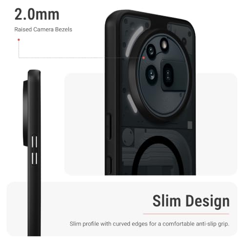 Image of DailyObjects Nimbus 2.0 Magnetic Phone Case Cover Compatible with Nothing Phone (3a) Pro | Wireless Charging Slim Back Cover | 2 Layer Edge Protection & Shockproof