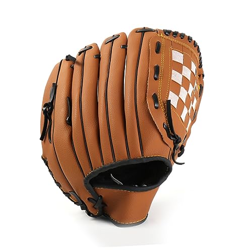 GAROZATION Thickened Baseball Gloves Softball Gloves for Infield Pitchers Comfortable Wrist Support for Boys and Girls Adults