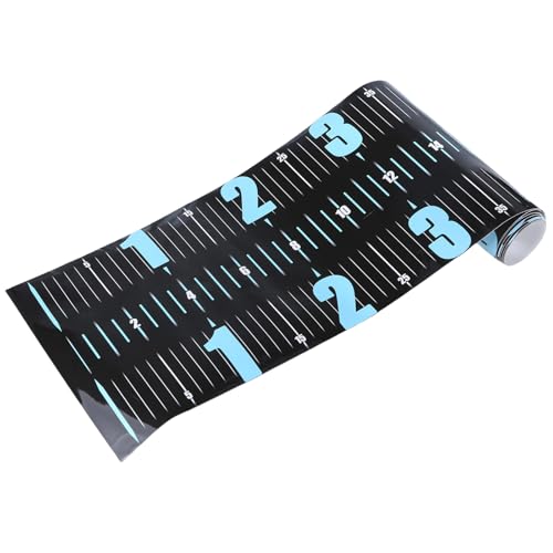Haodream Regla de medición de peces impermeable de 130 cm plegable cinta métrica adhesiva Tackle 51 pulgadas de medición de peces cinta adhesiva