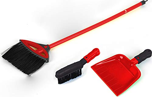 Theo Klein - O-Cedar Broom Set Premium Toys for Kids Ages 3 Years & Up, One Size (6458/6464)