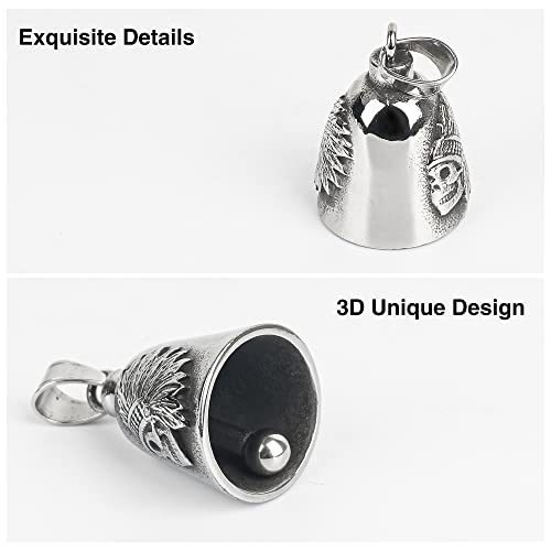 Image of Motorcycle Bell for Luck, Drive Safe Cycling Bells For Bikers Riders