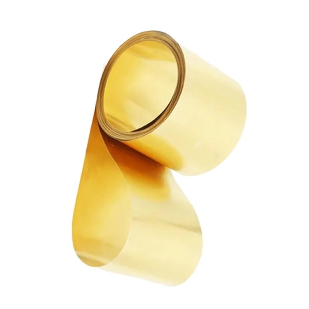 Metallfolienplatte, H62 Messingfolienrolle, 0,02–0,05 mm dick, 100 Breite, 1 m Länge(0.02x100x1000mm)