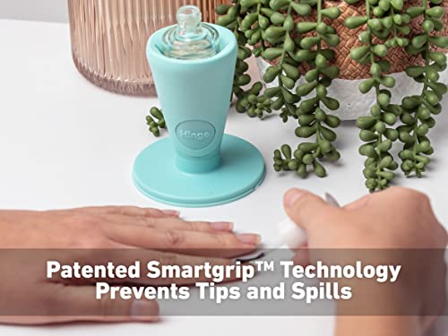 Tweexy Hinge Untippable Nail Polish Bottle Holder | Anti-Spill Nail Polish Holder Stand, Tilted, Smartgrip Airlock Suction | Fingernail Painting, Nail Art Tools | Nail Polish Accessories (Zen Green) #TOP4