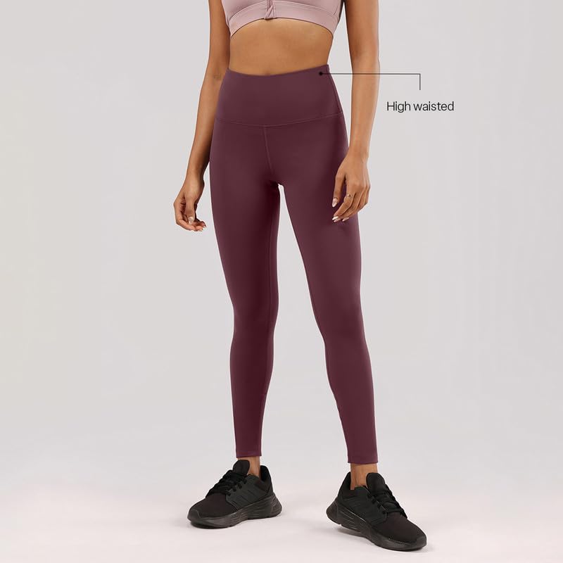 Image of BlissClub The Ultimate Leggings Lite, Ankle Length Tights for Women for Gym, Yoga and Workout with High Waist, Tall (for Women Above 5'5)