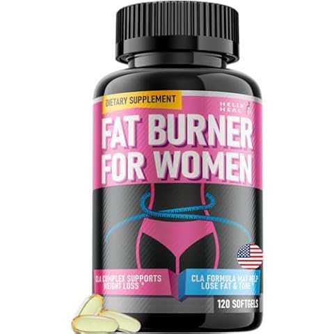 Belly Fat Burner for Women - Weight Loss Pills for Women Stomach Fat | CLA Softgels | Appetite Suppressant & Metabolism Booster | Bloating Relief & Natural Support - Keto Diet Pills 120 Softgels Cover
