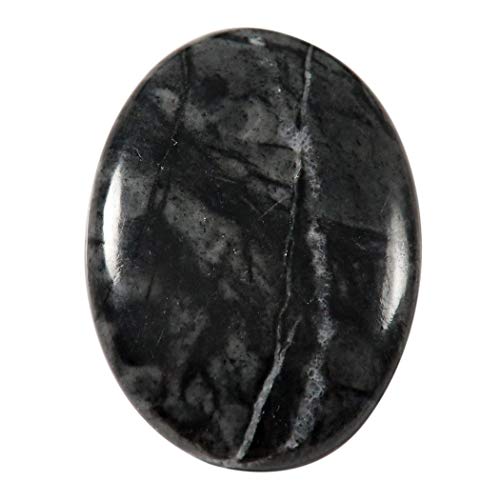 Jaspe Picasso authentique en cabochon de 41 carats, cadeau idéal pour créateur