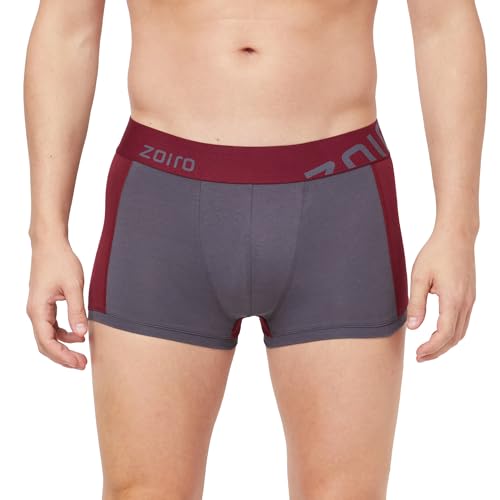 Image of Zoiro Men's Soft Cotton Blend Solid Trend Trunk (Pack of 2) |Colours May Vary
