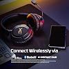 HyperX Cloud Flight 2 Wireless Gaming Headset, Customizable RGB Lighting with Removable Earcup Plates, up to 100 Hours of Battery Life, 2.4GHz & Bluetooth, Multi-Platform Compatibility - White