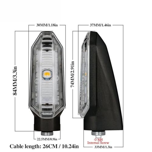 Intermitentes LED para Honda CB650R CBR500R y CB125 3