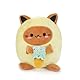balvi Buchstützen Kawaii Minty Farbe Gelb Speiseeis liebende Katze Polyester