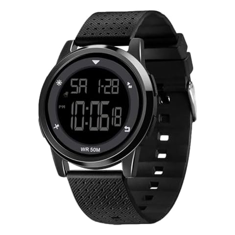 CakCity Digital Sports Waterproof Watch Stopwatch Alarm Military Time Ultra-Thin Men and Women Outdoor Watch Cover