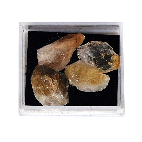 fengshuisale Natural Citrine Point Healing Crystal Stone for Luck,Success,Making Changes,Confidence in Business,Creativity,and Inspiring Passion Home Decor (Citrine Point)