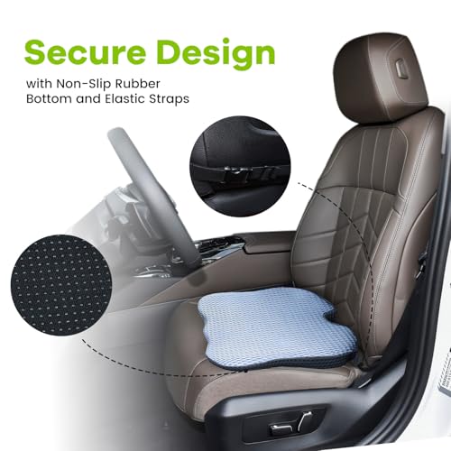 image for Dreamer Car Soft Dense Memory Foam Car Seat Cushion for Driving - Seat