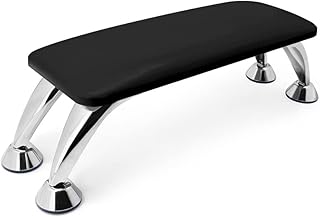 Nail Arm Rest Cushion, Manicure Pillow Nail Table Hand Rest, Professional Nail Feet Rest Pillow Microfiber Leather Nail Stand for DIY Salon Nail Technician (Black)