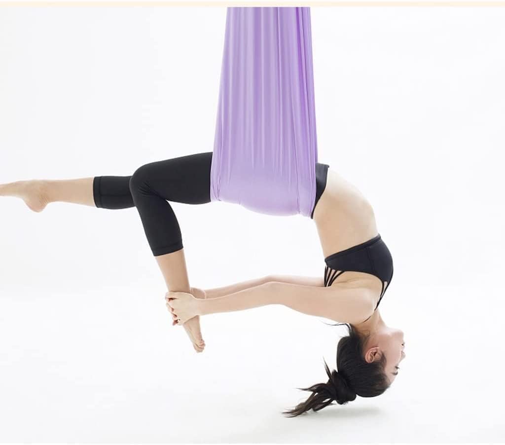 LJYT Yoga Hammock Flying Hammock Swing Aerial Yoga Hammock Fabric Chain for Yoga Anti-Gravity Pilates (Size : 4M)