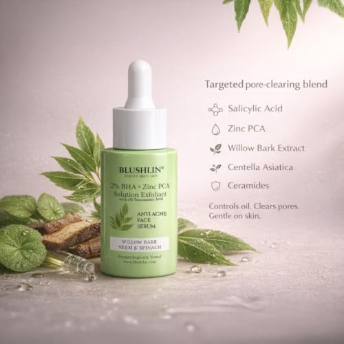 Image of 3% TRX + 2% Salicylic Acid Serum for Acne prone skin, Pigmentation, Open Pores, Oily Skin & Blackheads | Face Serum for Acne and Dark Spots for Men & Women 30ml