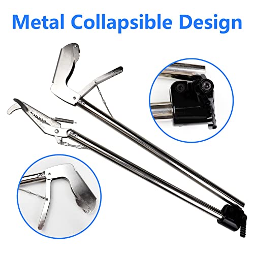 Surfante 38.5" Snake Tongs Collapsible Snake Grabber Tool Rattlesnake Grabber Pick-Up Handling Tool #TOP3